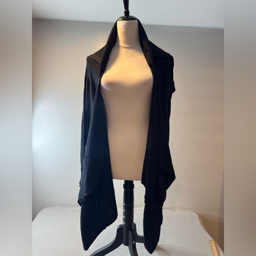 Lululemon Black Cashmere Blend Cardigan size 4